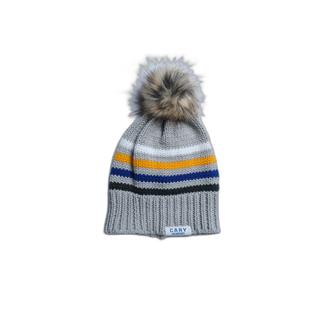 Cary Academy Striped Beanie